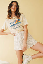 Load image into Gallery viewer, White Sand Stripe Shorts // Natural
