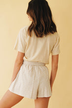 Load image into Gallery viewer, White Sand Stripe Shorts // Natural
