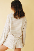 Load image into Gallery viewer, White Sand Stripe Top // Natural

