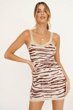 Load image into Gallery viewer, Runway Mini Dress // Tiger
