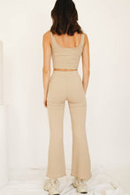 Load image into Gallery viewer, Downtown Girl Ribbed Knit Set // Natural
