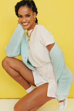 Load image into Gallery viewer, Saturday In L.A Button Front Knit Cardigan // Sky
