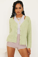 Load image into Gallery viewer, Beyond The Horizon Knit Cardigan // Sage
