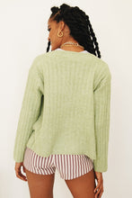 Load image into Gallery viewer, Beyond The Horizon Knit Cardigan // Sage
