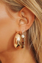 Load image into Gallery viewer, Gold Rush Hoop Earrings
