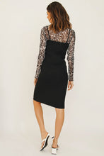 Load image into Gallery viewer, Vacay Style Knit Midi Dress // Black
