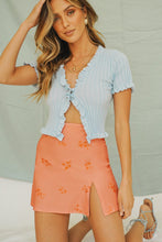 Load image into Gallery viewer, Fashion Fix Button Front Knit Top // Sky
