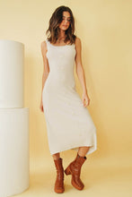 Load image into Gallery viewer, Street Style Icons Knit Midi Dress // Natural
