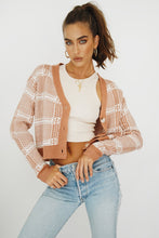 Load image into Gallery viewer, Golden Line Ribbed Top // Natural
