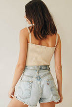 Load image into Gallery viewer, Take Note Ribbed Knit Top // Natural
