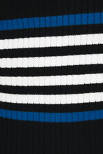 Load image into Gallery viewer, 90&#39;s Culture Ribbed Zip Front Top // Black
