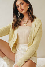 Load image into Gallery viewer, Friends &amp; Wine Knit Cardigan // Natural
