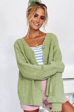 Load image into Gallery viewer, Home To Sicily Knit Cardigan // Lime
