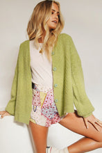 Load image into Gallery viewer, Home To Sicily Knit Cardigan // Lime
