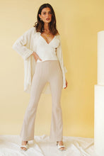 Load image into Gallery viewer, Poster Girl Ribbed Pants // Natural
