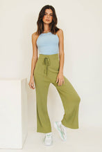 Load image into Gallery viewer, Style Spotlight Ribbed Knit Pants // Sage
