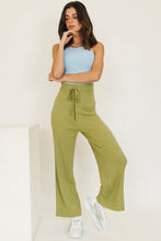 Load image into Gallery viewer, Style Spotlight Ribbed Knit Pants // Sage

