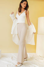 Load image into Gallery viewer, Poster Girl Ribbed Pants // Natural
