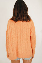 Load image into Gallery viewer, Straight To Paris Button Front Knit Cardigan // Apricot
