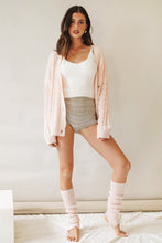 Load image into Gallery viewer, Straight To Paris Button Front Knit Cardigan // Baby Pink
