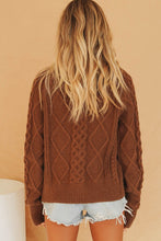 Load image into Gallery viewer, Artist Muse Knit Cardigan // Chocolate
