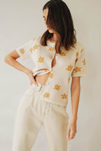 Load image into Gallery viewer, Florence Button Front Knit Top // Natural
