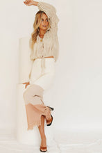 Load image into Gallery viewer, Style Moments Knit Maxi Skirt // Natural
