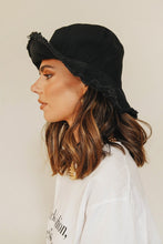 Load image into Gallery viewer, Sunset Views Bucket Hat // Black

