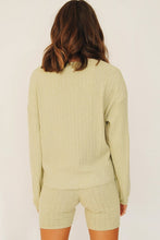Load image into Gallery viewer, The Long Road Ribbed Top // Sage
