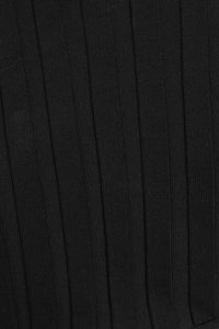Afterparty Ribbed Knit Top // Black