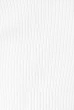Load image into Gallery viewer, Shady Palms Zip Front Knit Top // White

