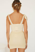 Load image into Gallery viewer, VG Eastside Ribbed Mini Skirt // Sand
