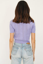 Load image into Gallery viewer, Sofia Button Front Knit Top // Lilac
