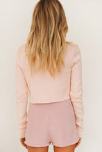 Load image into Gallery viewer, Girl Gang Button Front Knit Top // Pink
