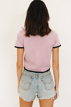 Load image into Gallery viewer, Cool Girls Only Button Front Knit Top // Mauve
