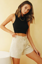 Load image into Gallery viewer, Must Have Ribbed Top // Black
