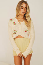 Load image into Gallery viewer, Paris 1994 Button Front Knit Top // Natural
