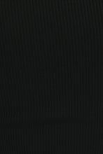 Load image into Gallery viewer, Bold Actions Ribbed Knit Top // Black
