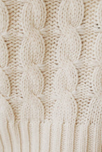 Load image into Gallery viewer, Hollywood Rising Button Front Knit Top // Cream
