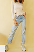 Load image into Gallery viewer, Read My Lips Drawstring Knit Top // Nude
