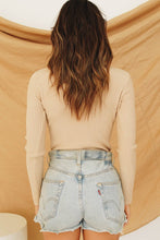 Load image into Gallery viewer, On My Mind Ribbed Knit Top // Beige
