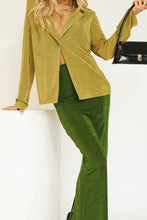 Load image into Gallery viewer, VG Check It Out Maxi Skirt // Forest
