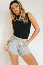 Load image into Gallery viewer, Revolution Ribbed Knit Top // Black
