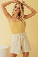 Load image into Gallery viewer, Coastal Town Knit Cami // Mustard
