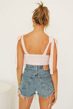 Load image into Gallery viewer, VG Italian Style Tie Top // Baby Pink
