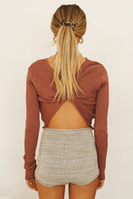 Load image into Gallery viewer, Fashion Week Ribbed Knit Top // Mocha
