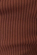 Load image into Gallery viewer, Fashion Week Ribbed Knit Top // Mocha
