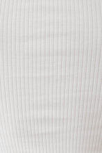 Load image into Gallery viewer, Les Mémoires Ribbed Top // White
