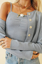 Load image into Gallery viewer, In Vogue Ribbed Set // Lake
