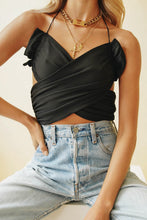 Load image into Gallery viewer, Alone With You Tie Top // Black
